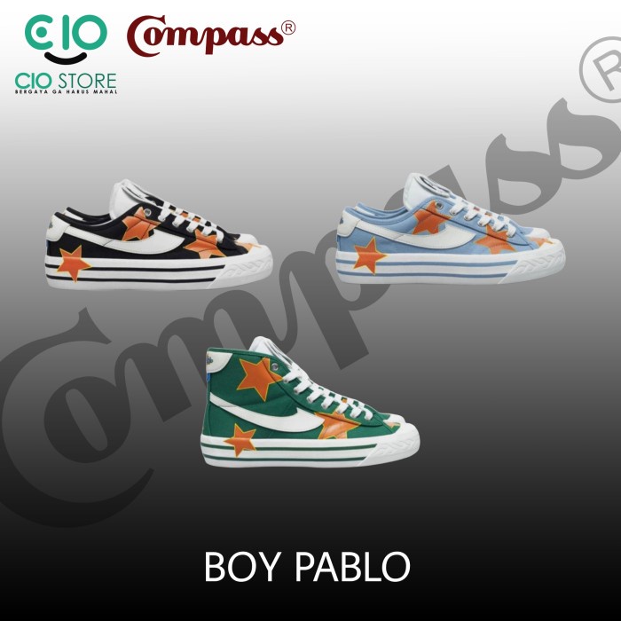 Jual SEPATU COMPASS X BOY PABLO ORIGINAL Shopee Indonesia