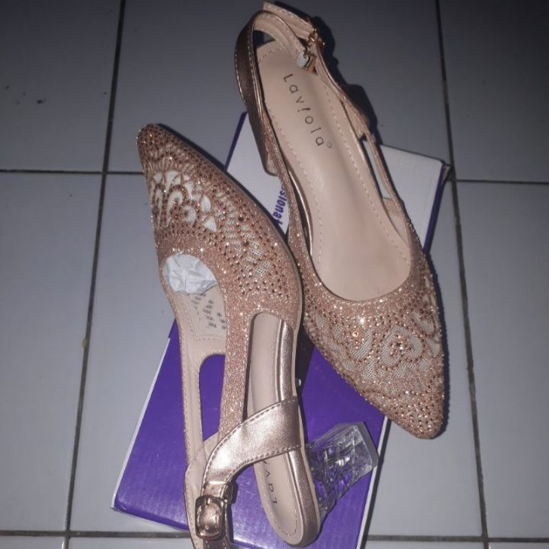 Jual Sepatu Heels Laviola Preloved Shopee Indonesia