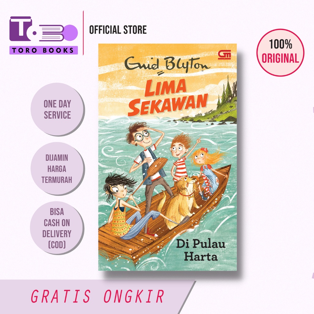 Jual Buku Lima Sekawan Di Pulau Harta Enid Blyton Shopee Indonesia