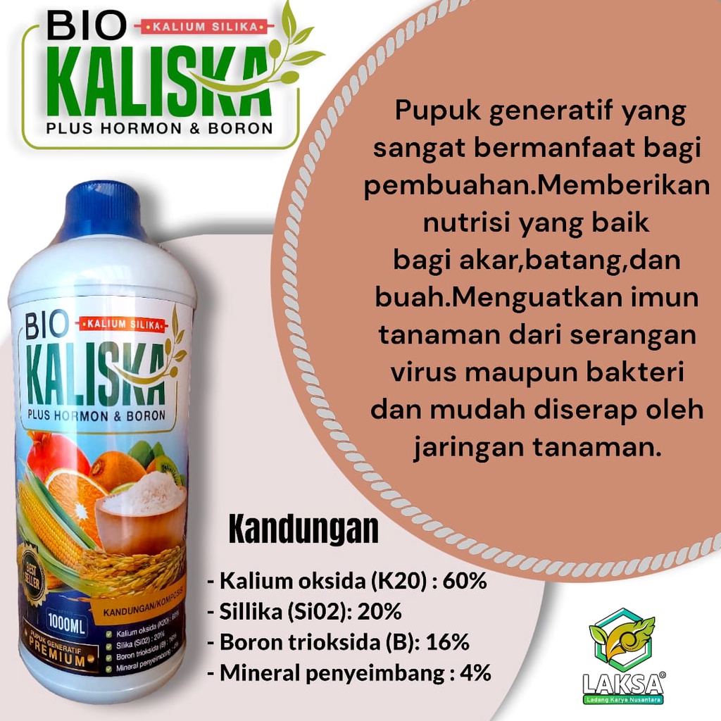 Jual Pupuk Bio Kalium Silika Liter Shopee Indonesia