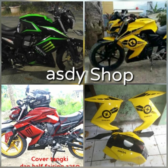 Jual Kondom Tangki Plus Half Fairing Yamaha Byson Model Ninja Z250