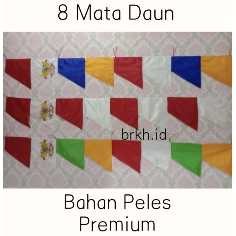 Jual Umbul Umbul Bendera Merah Putih Hias Bendera Segitiga Garuda