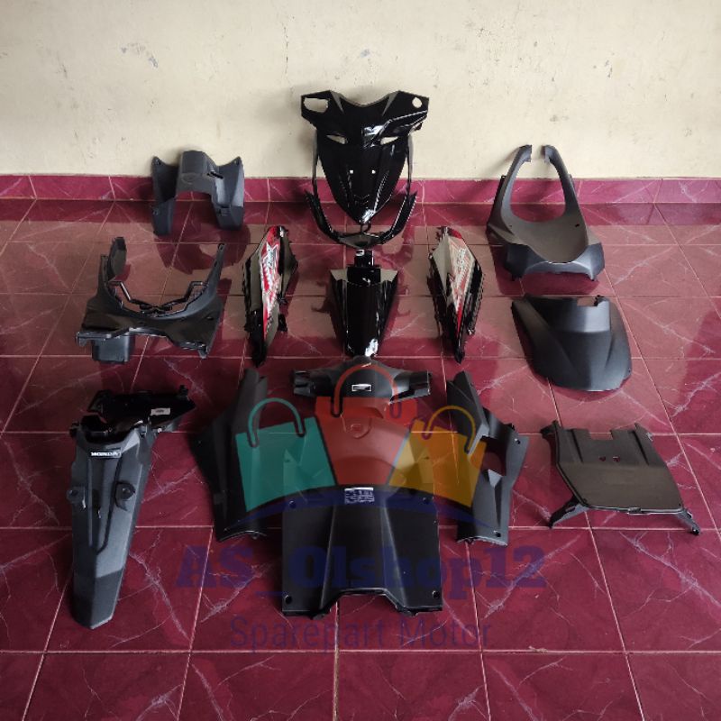 Jual Fullbody Halus Kasar Honda Beat Fi Hitam Plus Stripping