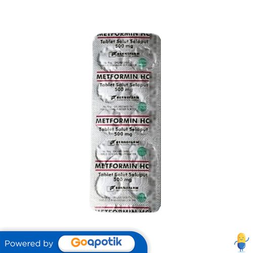 Jual Metformin Bernofarm Mg Strip Tablet Shopee Indonesia