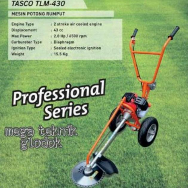 Jual Mesin Potong Rumput Dorong Lawn Mower Tasco Tlm 430 Alat Babat