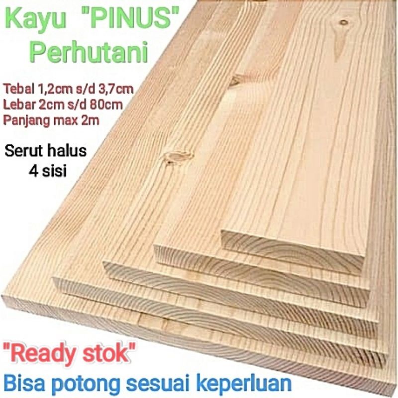 Jual LIS PROFIL 10CM X 2M KAYU PINUS BARU BUKAN JATI BELANDA PALET