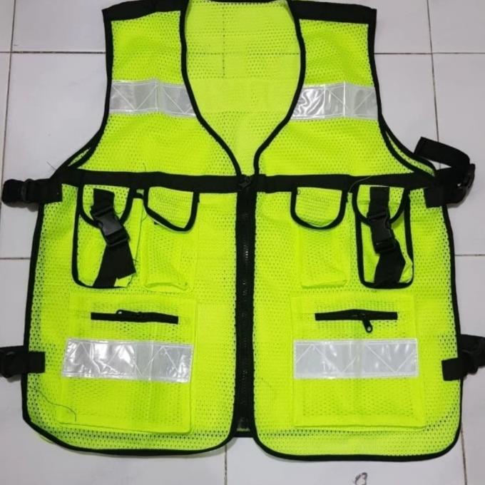 Jual ROMPI SAFETY VEST 6 KANTUNG KANTONG Shopee Indonesia