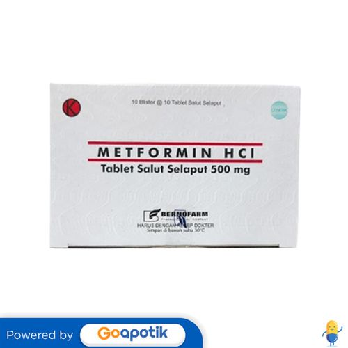 Jual Metformin Bernofarm Mg Box Tablet Shopee Indonesia