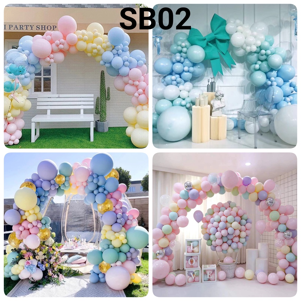 Jual SB02 Standing Tatakan Balon Gate Bulat Sabit Hati Gapura Meja