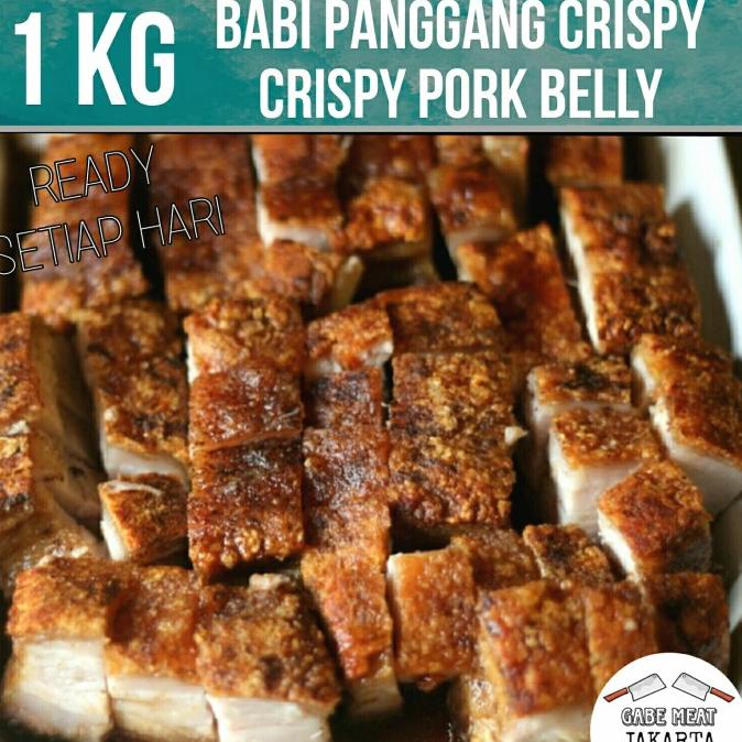 Jual Kg Babi Panggang Crispy Pork Belly Siu Yuk Siobak Sambel Gabe