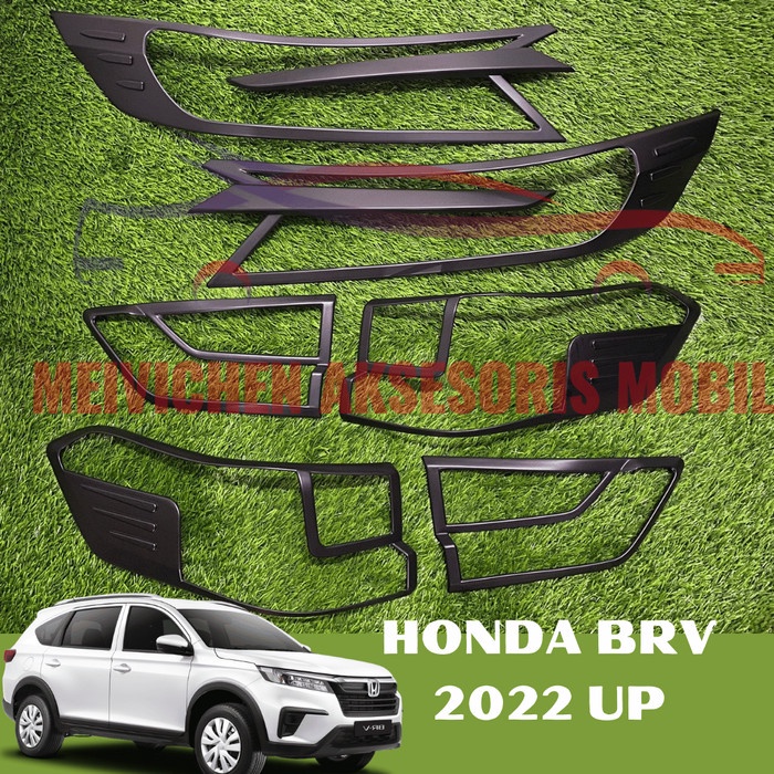 Jual GARNISH DEPAN BELAKANG MOBIL HONDA ALL NEW BRV 2022 2023 HITAM