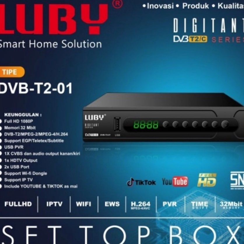 Jual Dr Luby Stb Dvb T Set Top Box Receiver Tv Digital Full Hd Sni