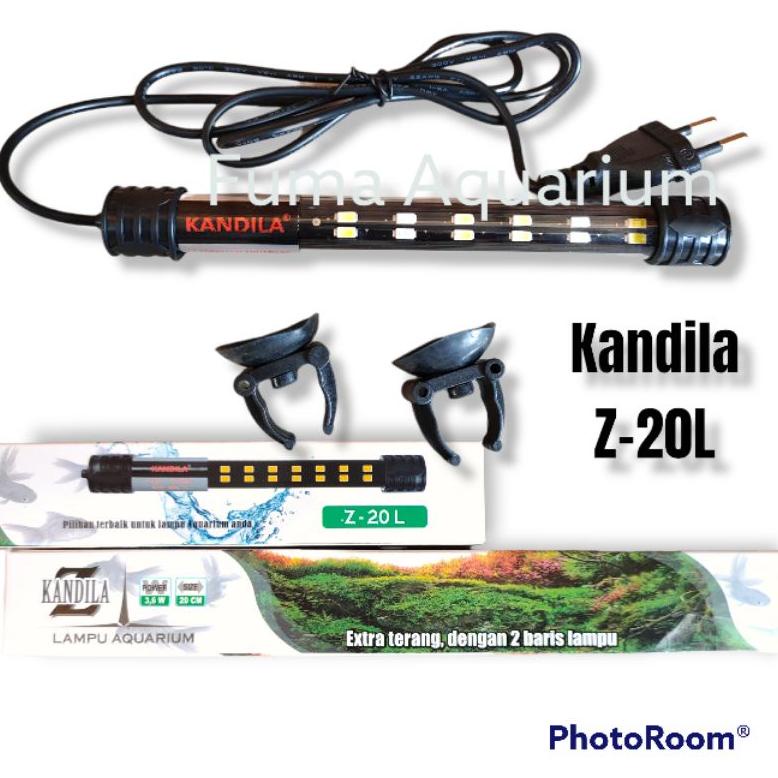 Jual Lampu Aquarium Led Celup Kandila Z 20L Extra Terang Dengan T4 LED