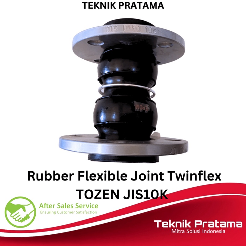 Jual Rubber Flexible Joint Tozen Twinflex Jis K Size Inch