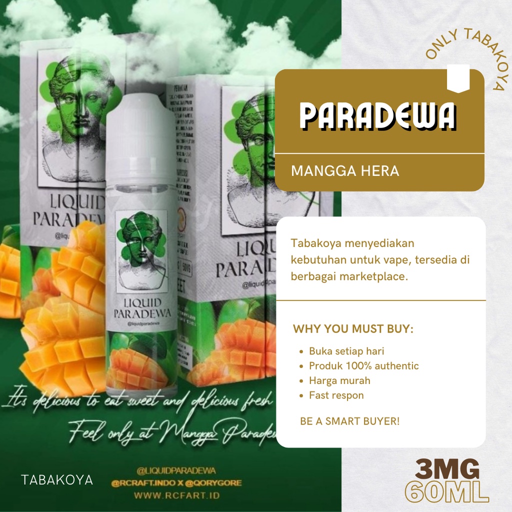 Jual Paradewa Mangga Hera Liquid Ml Mango Freeze By Qory Gory X