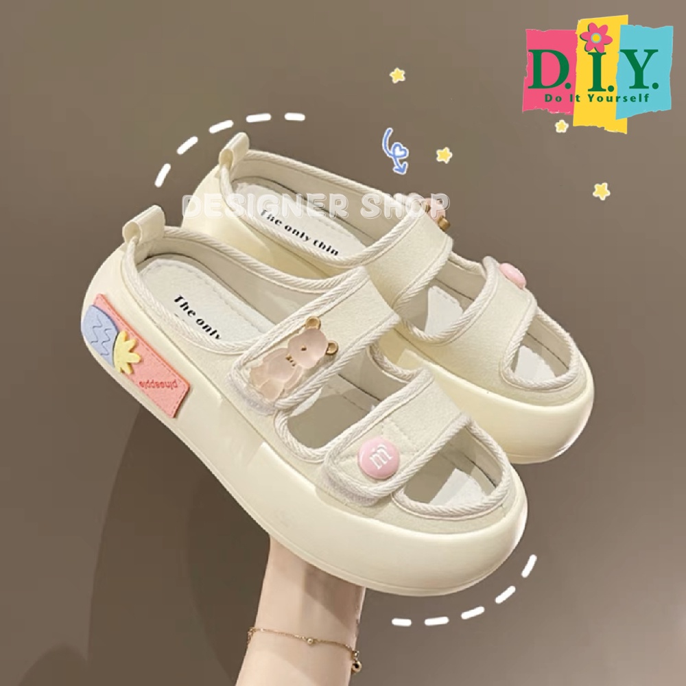 Jual Sandal Wanita Ban Dua Terbaru Sendal Selop Diy Shopee Indonesia