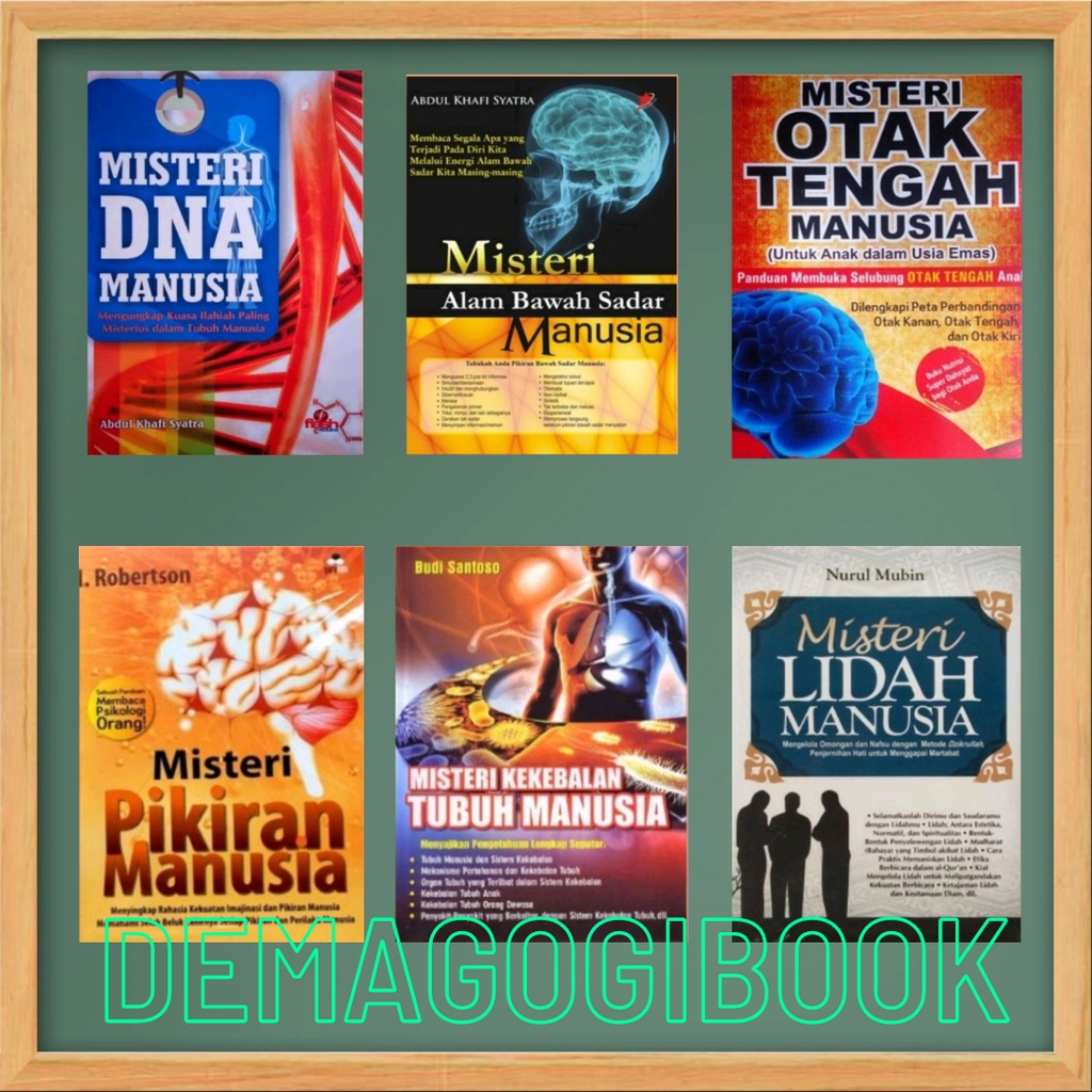 Jual Paket Buku Misteri Tubuh Manusia Misteri Dna Manusia Misteri Otak