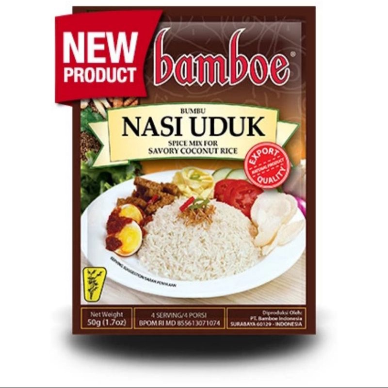 Jual Bamboe Nasi Uduk Bumbu Instan Masakan Khas Indonesia Shopee