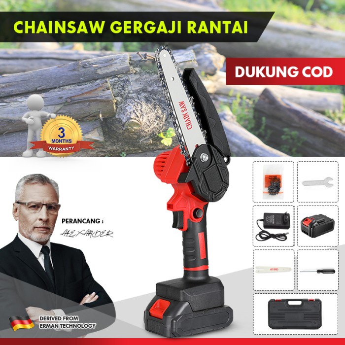 Jual Saw Gergaji Listrik Rantai Elektrik Chainsaw 6 4 Inch Gerinda