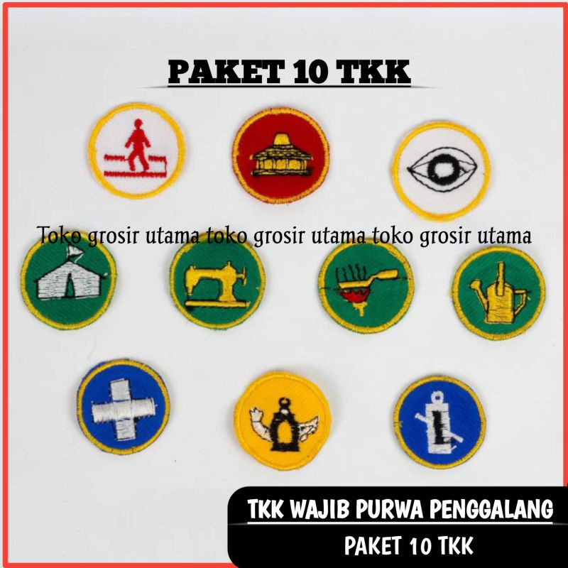 Jual Tkk Wajib Penegak Purwa Lengkap Bahan Full Bordir Paket Tkk