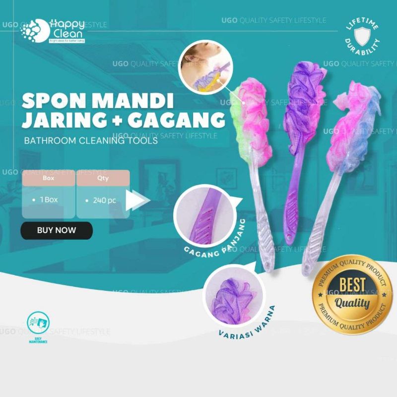 Jual Spon Mandi Jaring Gagang Panjang Shopee Indonesia