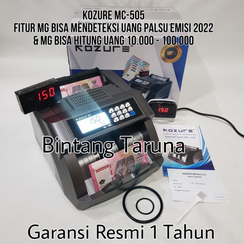 Jual Mesin Hitung Uang Kozure Mc Bill Counter Kozure Mc Mesin