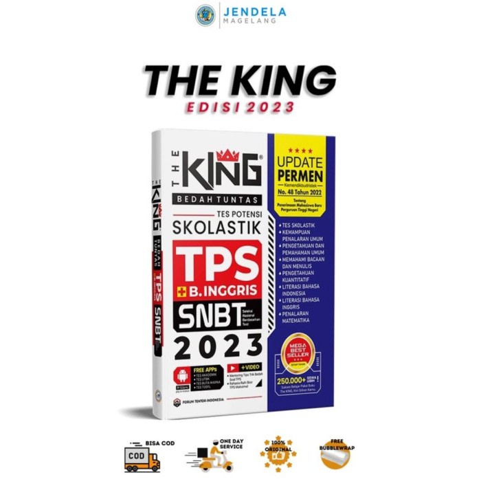 Jual Must Have 2023 Buku Tps Snbt Skolastik The King Bedah Soal