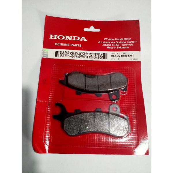 Jual Dispad Kampas Rem Honda Pcx New Kode Kre K Shopee Indonesia