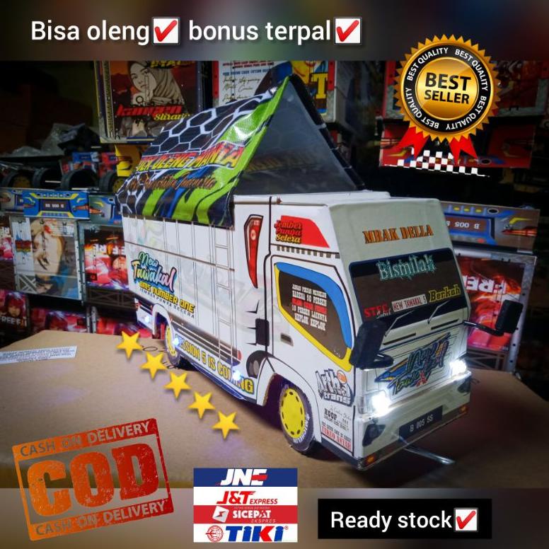 Jual Miliki Spesial Truck Oleng Miniatur Truck Oleng Upin Ipin Belok