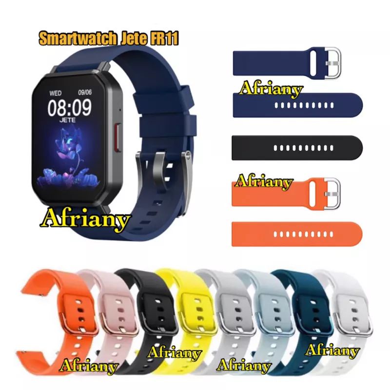 Jual Strap Jete SmartWatch FR11 FR12 Tali Jam Rubber Colorful Buckle