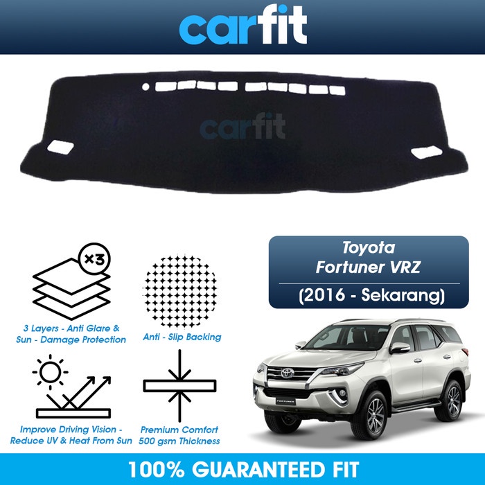 Jual Carfit Toyota Fortuner Vrz Dashboard Cover Karpet Dasbor Now