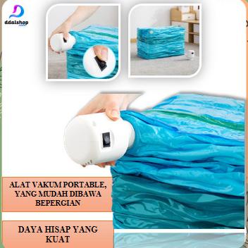 Jual Vacuum Bag Pompa Vakum Pakaian Baju Elektrik Alat