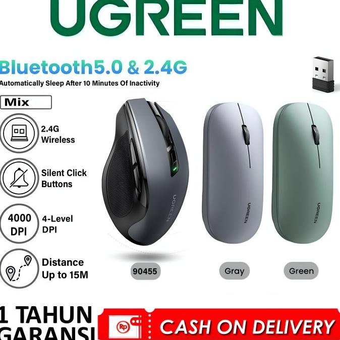 Jual Mouse Wireless Bluetooth In Koneksi Silent Klik For Komputer