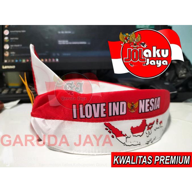 Jual Hanya Disini BENDERA IKET KEPALA MERAH PUTIH BANDO MERAH PUTIH