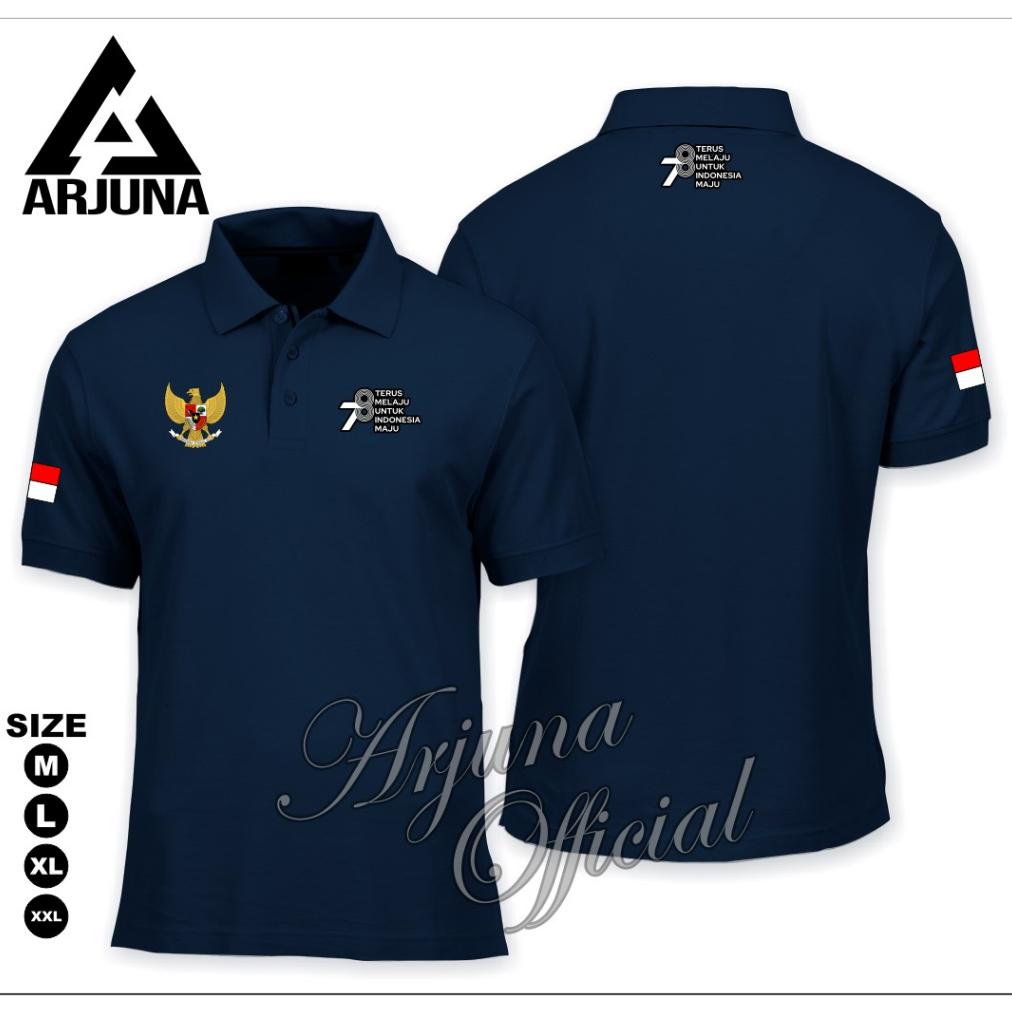 Jual Terjangkau POLOSHIRT KAOS POLO DIRGAHAYU HUT RI KE 78 V2 KAOS