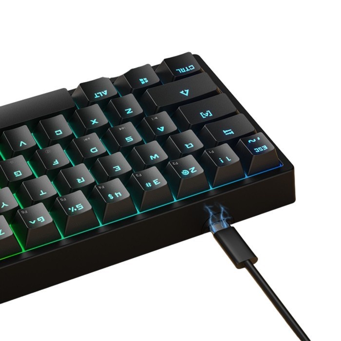 Jual Leaven Keyboard Gang Mechanical Rgb K620 61 Keys Outemu Switch