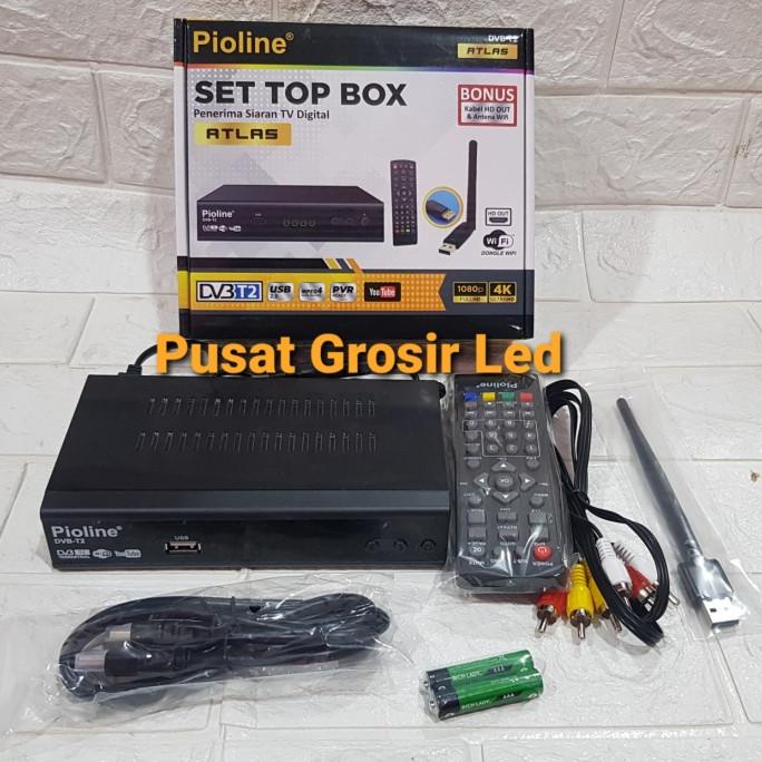 Jual Stb Set Top Box Pioline Smart Youtube Lengkap Dengan Dongle Dan