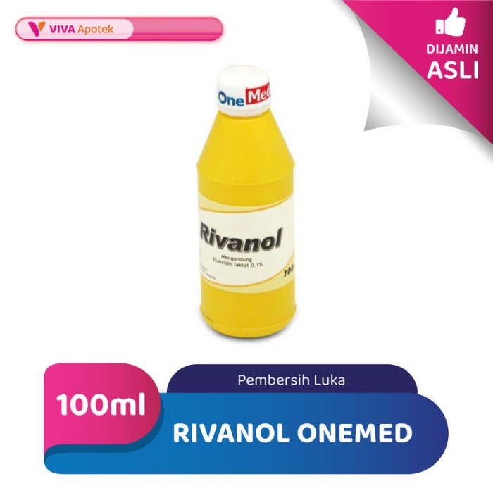 Jual Rivanol Onemed Antiseptik Pembersih Luka 100 Ml Shopee Indonesia