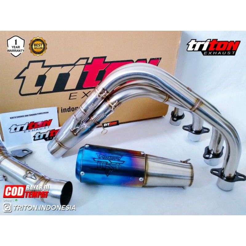 Jual Knalpot Kawasaki Ninja Zx R Fullsystem Original Triton Exhaust