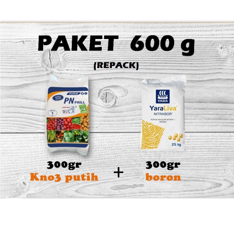 Jual Pupuk Buah Pembuahan Generatif Kno3 Putih Boron Repack 600 Gram