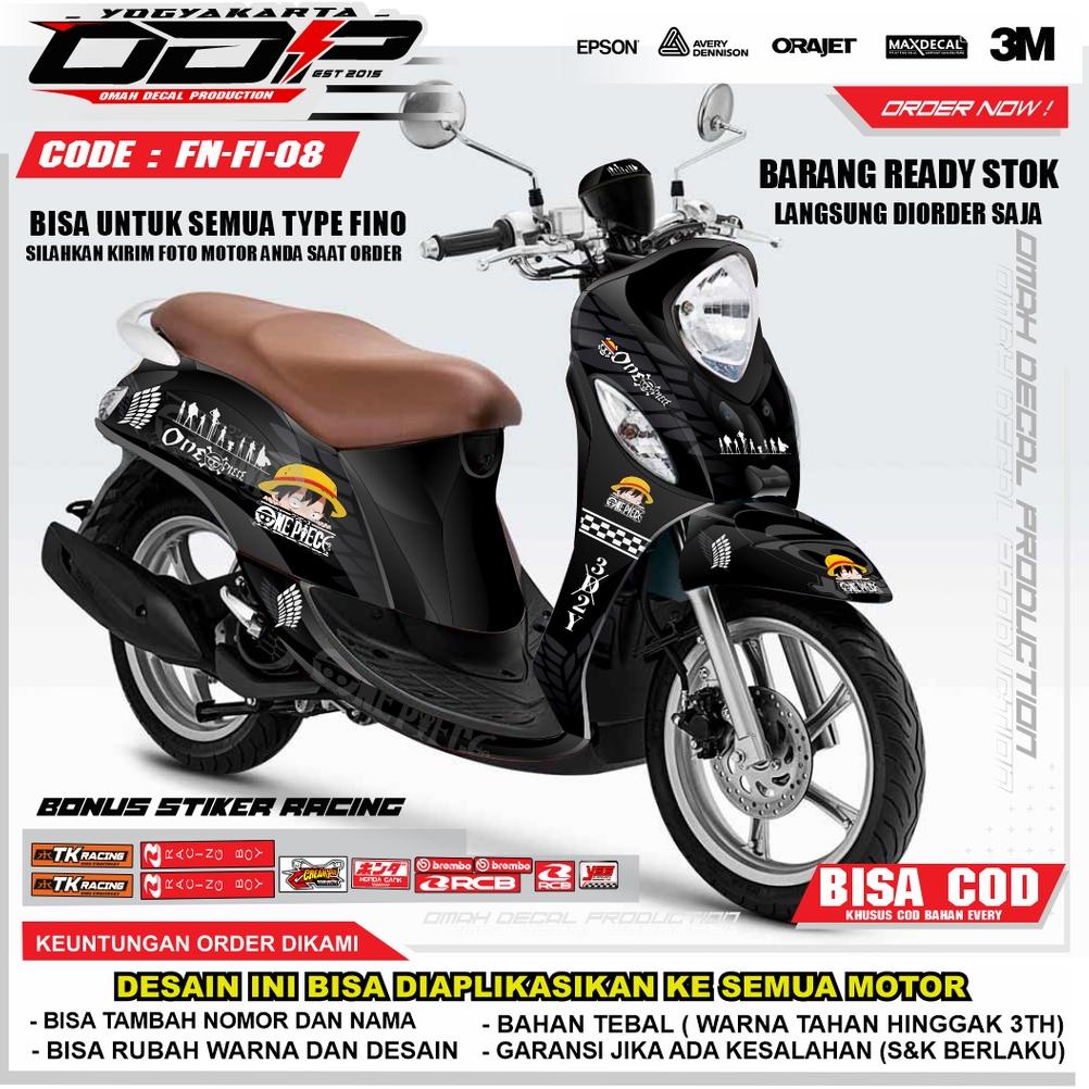 Jual Decal Fino Full Body Dekal Motor Yamaha Fino 125 Fi Grande Variasi