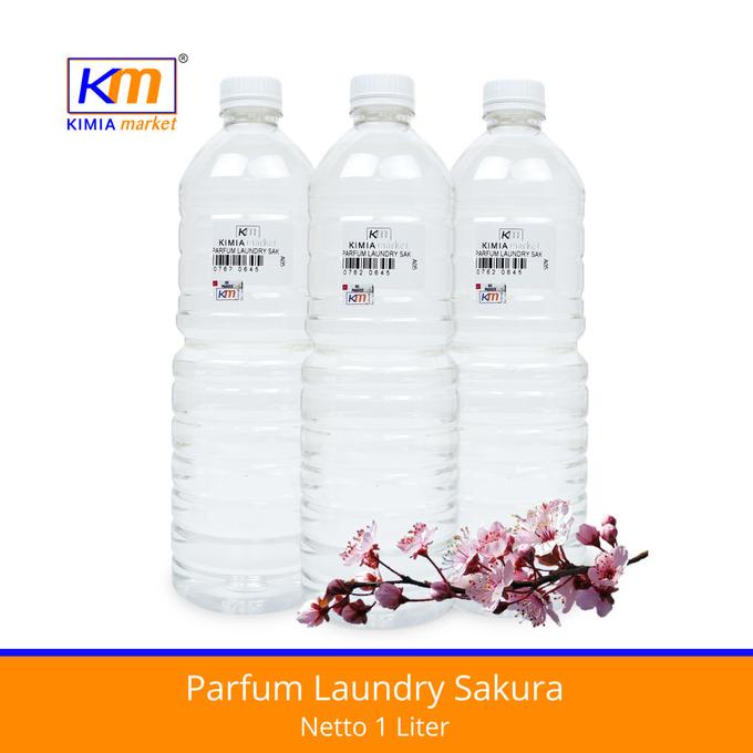 Jual Parfum Laundry Siap Pakai Wangi Sakura Ukuran 1 Liter Shopee