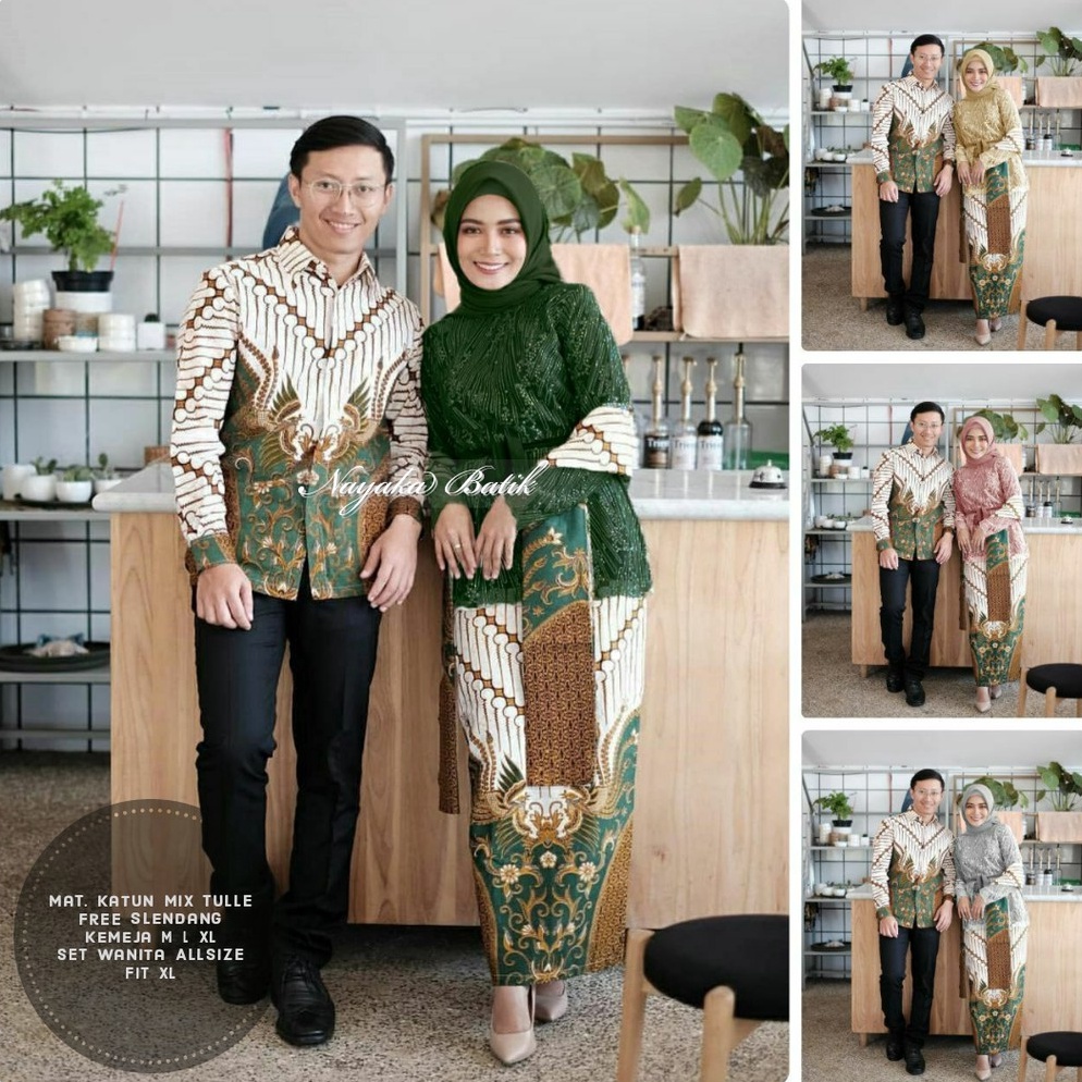 Jual Tren Kekinian Ready Warna Nayaka Batik Batik Couple Nirmala