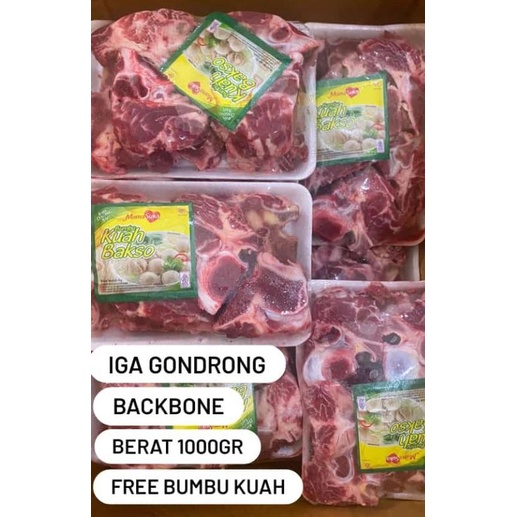 Jual Iga Gondrong Backbone Neckbone Shopee Indonesia