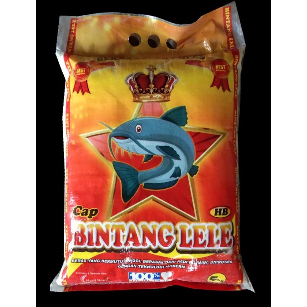 Jual Beras Enak Cap Bintang Lele 5kg Beras Lele 5kg Beras Bintang