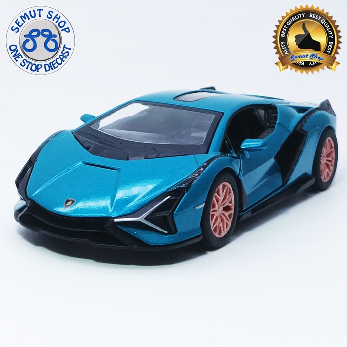 Jual Kinsmart Lamborghini Sian Fkp 37 Miniatur Mobil Sport Lamborghini