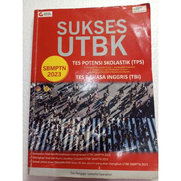 Jual Sukses Utbk Sbmptn Go Ganesha Operation Shopee Indonesia