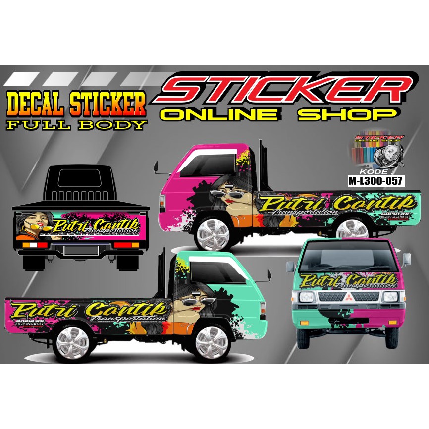 Jual Stiker Decal Mobil Pick Up L Dekal Sticker Fullbody Stiker