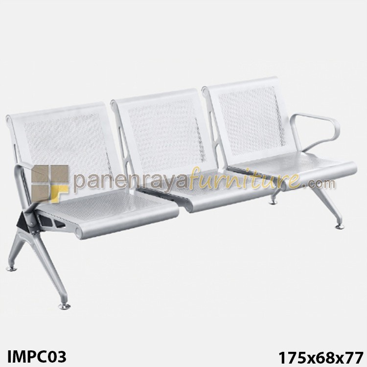 Jual Kursi Tunggu Seat Importa Impc Silver Shopee Indonesia