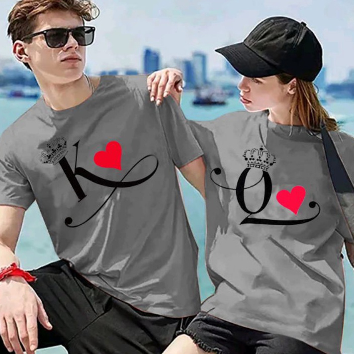 Jual Harga Heboh Cod Couple Kaos Tren Kekinian Pakaian Pasangan